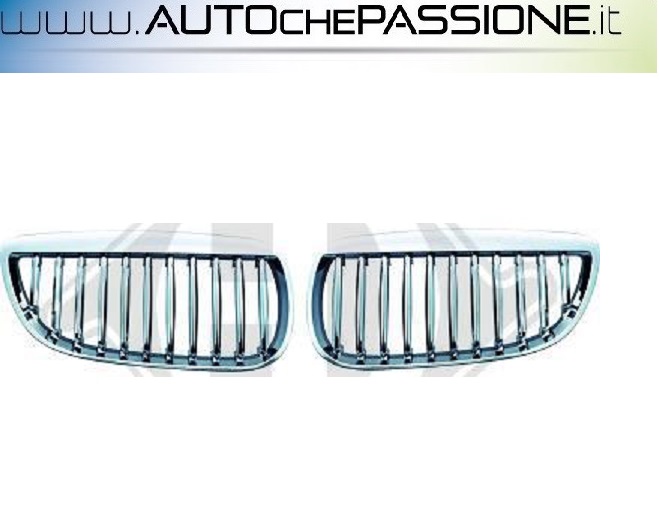 Coppia griglie cromate BMW SERIE 3 E92 E93 2010 2013 per versioni coupe e cabrio