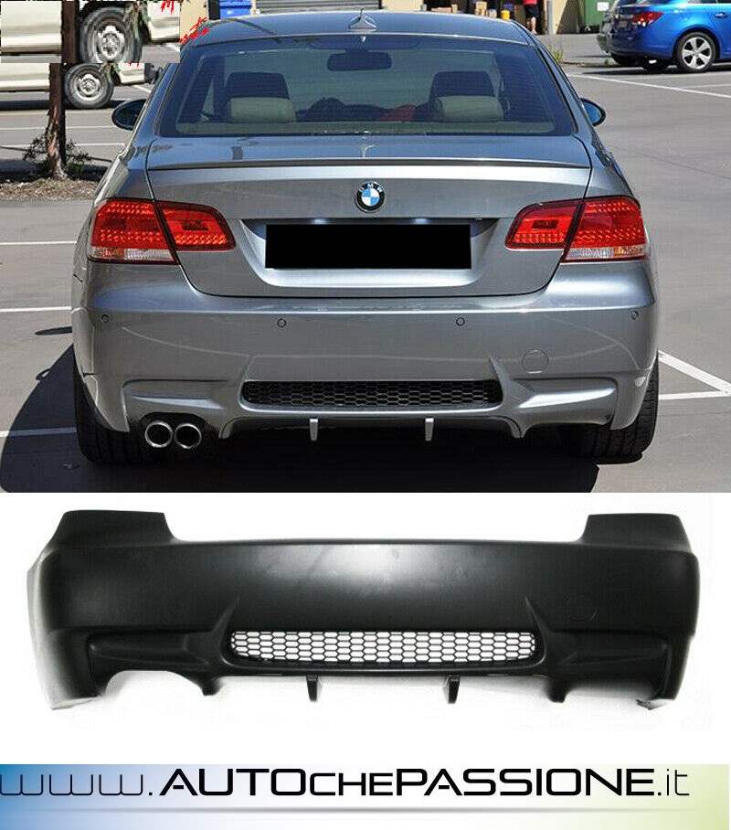 Paraurti posteriore M3 Look per BMW Serie 3 E92 E93 dal 2006 2014