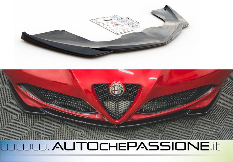 Splitter Spoiler anteriore V1 per Alfa Romeo 4C 2013 2017