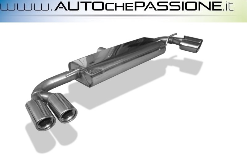 Scarico Sportivo doppio FOX in acciaio Audi TT 8J