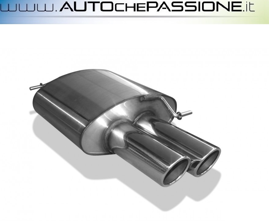 Scarico Sportivo FOX in acciaio omologato per Audi Q5