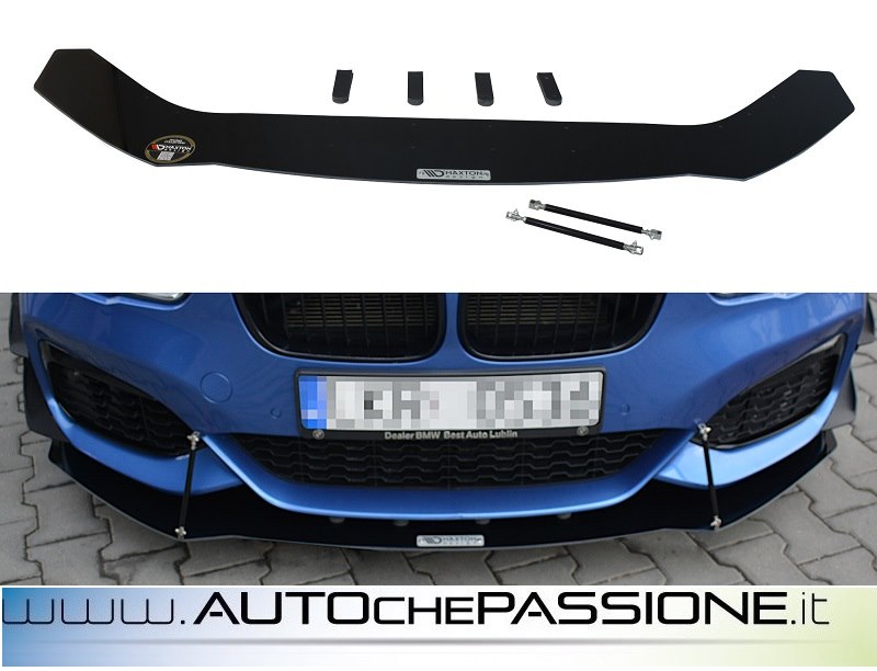 Racing Splitter Spoiler V1 anteriore per BMW Serie 1 F20 F21 2015