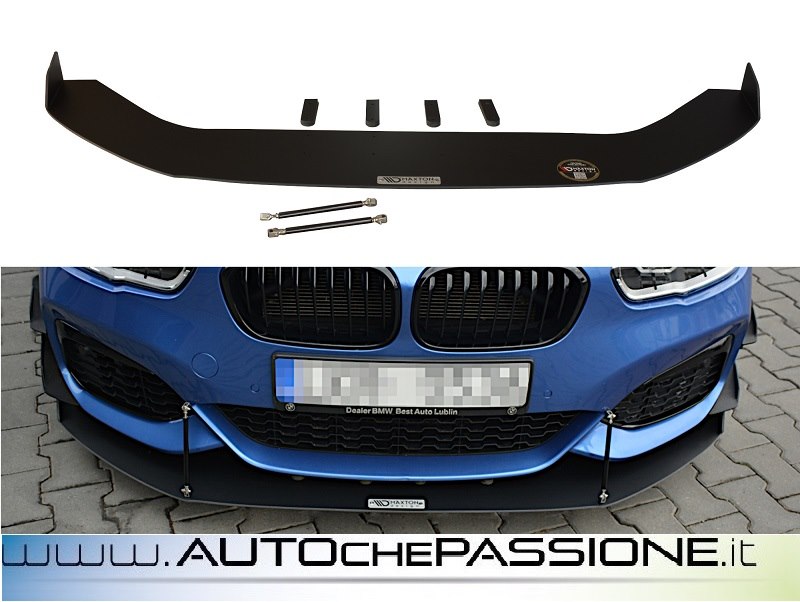 Racing Splitter Spoiler V2 anteriore per BMW Serie 1 F20 F21 2015