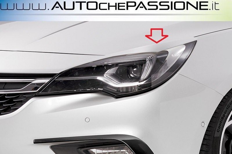 Coppia palpebre per Opel Astra K 2015