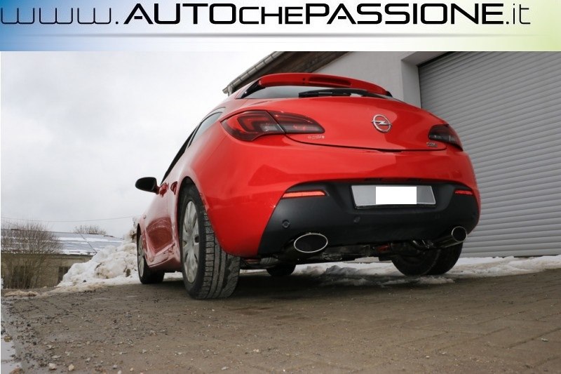 Scarico Sportivo FOX in acciaio per Opel Astra J GTC