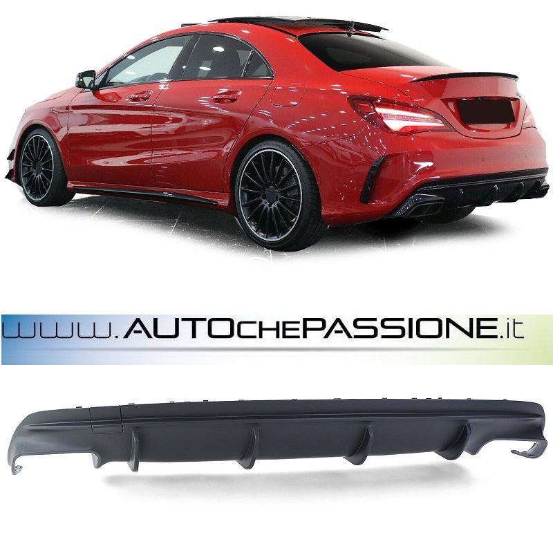 Estrattore AMG 45 look Mercedes CLA anche Shooting Brake W117 dal 2012 2018