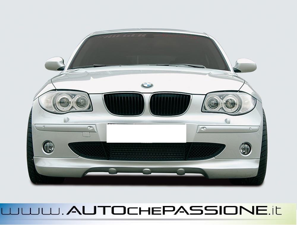 Spoiler Sotto paraurti anteriore per BMW serie 1 E87 2004 2007