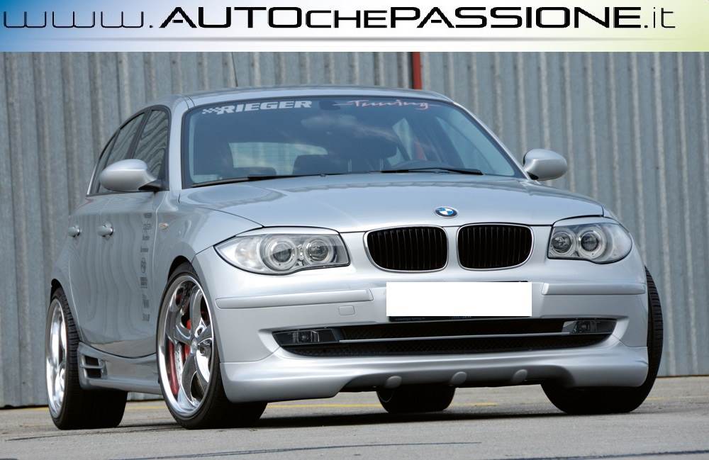 Spoiler Sotto paraurti anteriore per BMW serie 1 E87 2007 2011