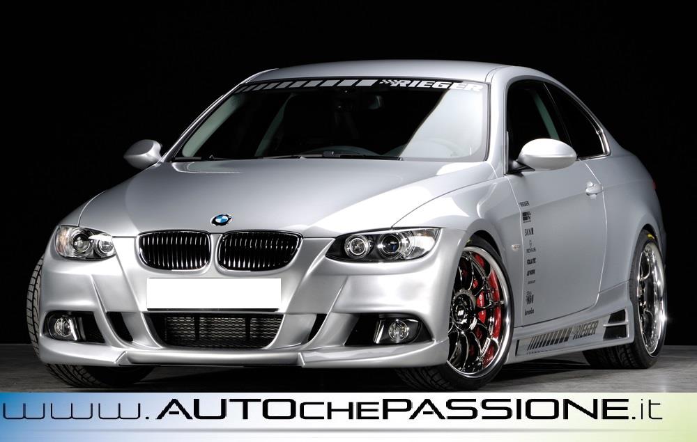 Griglia Anteriore Nera Lucida Per BMW Serie 3 E92/E93/M3 (2006-2009) – Facile Montaggio, Stile Aggressivo