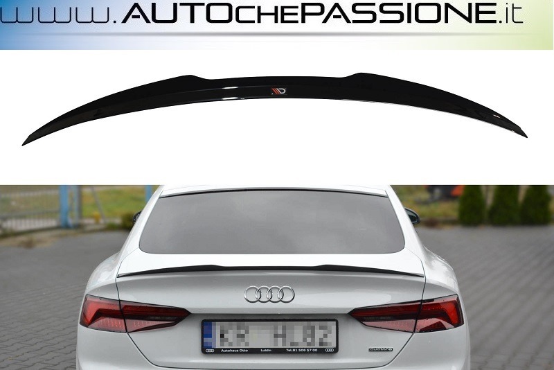 Splitter anteriore V.3 Audi A1 S-Line GB nero lucido (Cod. M-AU-A1