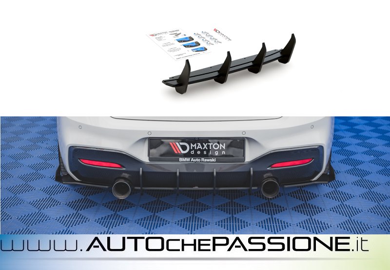 Estrattore posteriore Racing V3 BMW Serie 1 140i F20 F21 2015 2019