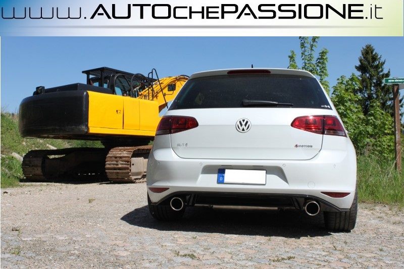 Scarico Sportivo FOX in acciaio omologato per VW Golf 7 TDi