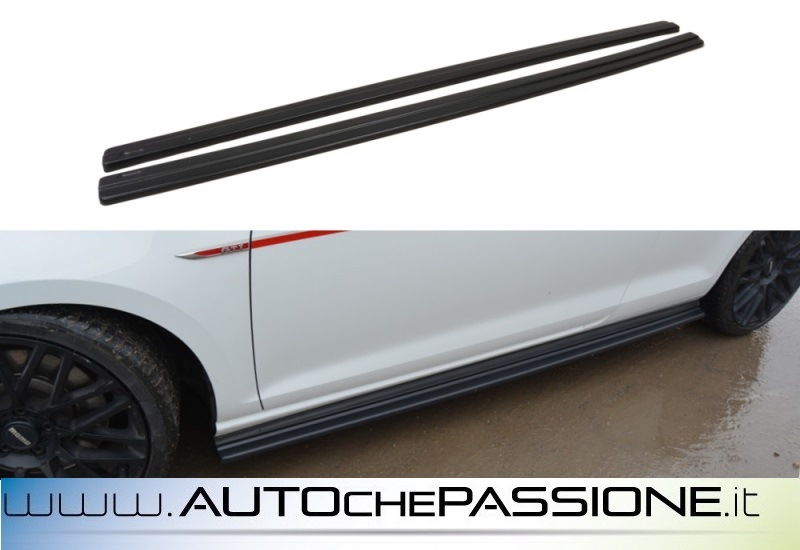 Splitter Per Minigonne Laterali Per Ford Mustang Roush 2015-2019 – Kit Diffusore In ABS Con Nastro E Viti, Stile Racing