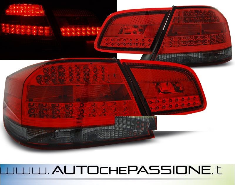 Coppia Fanali posteriori LED per Serie 3 E92 coupè 2005 2009 colorazione Rossa Fumè