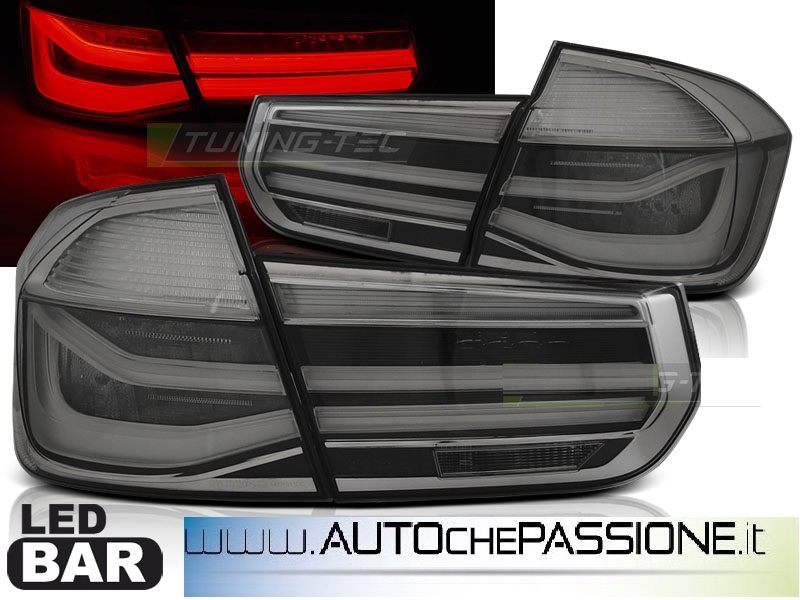 Fanali posteriori con LED 3D cromati per BMW SERIE 3 F30 2012 2015