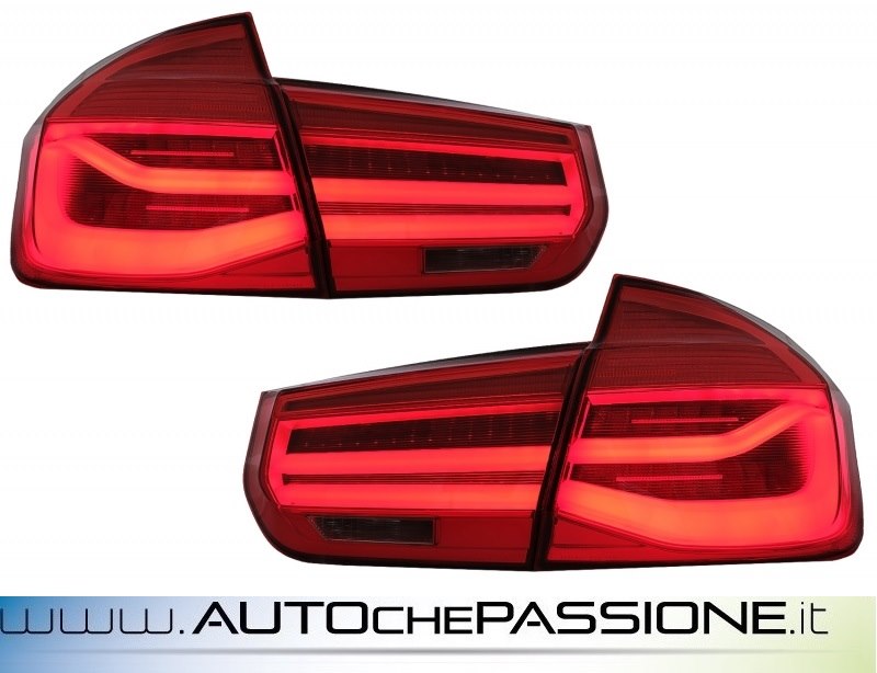 Fanali posteriori con LED 3D rossi per BMW SERIE 3 F30 2012 2015