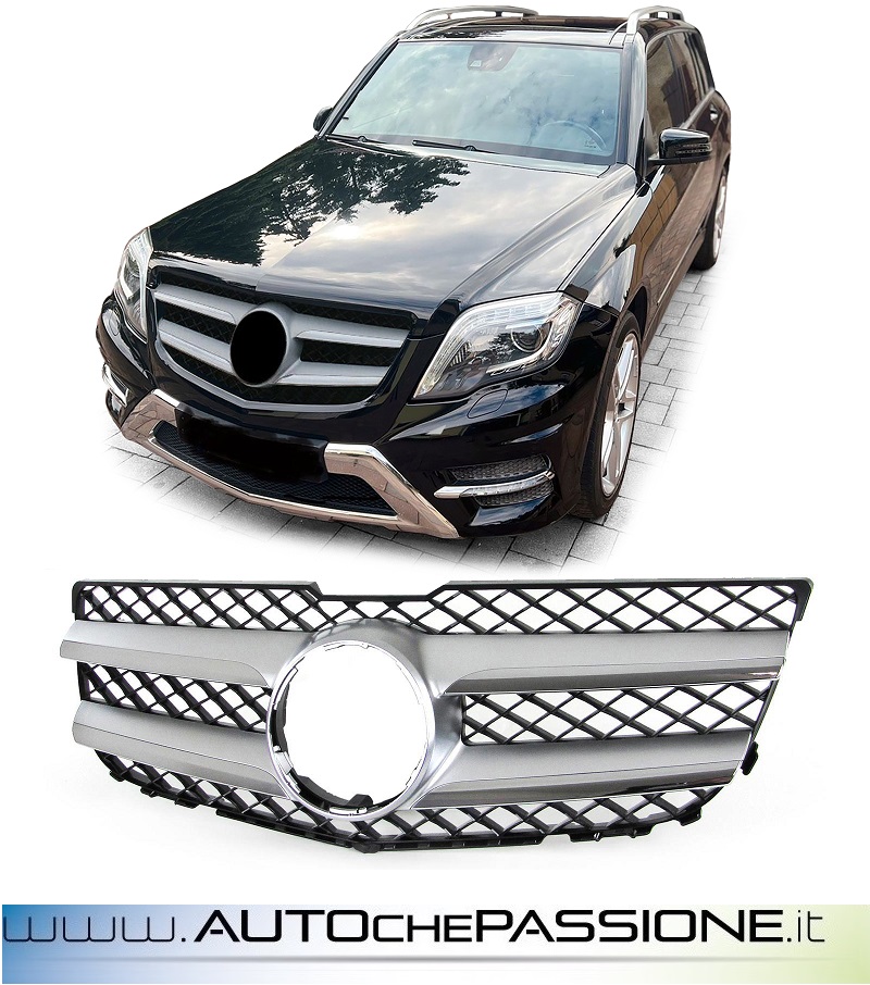 Calandra silver per Mercedes GLK X204 dal 2013 2015
