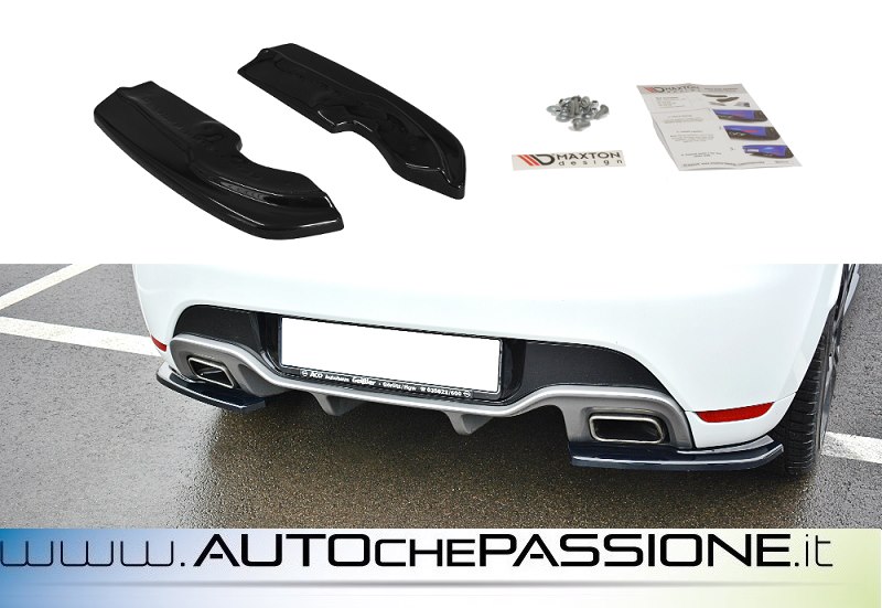 Splitter spoiler laterali posteriori RENAULT CLIO MK4 RS 2013 2019