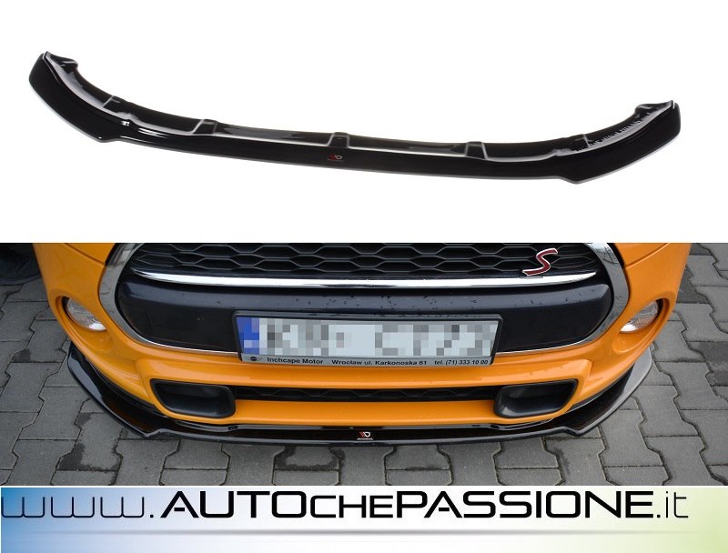 SPLITTER ALFA ROMEO 147 2005-2010 SOTTO PARAURTI ANTERIORE ABS NERO LUCIDO  alfa