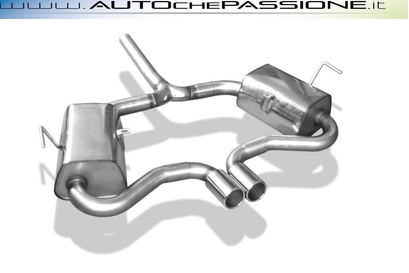 Scarico Sportivo FOX in acciaio per Mini Cooper S R53 Cod. MN020094-148 ...