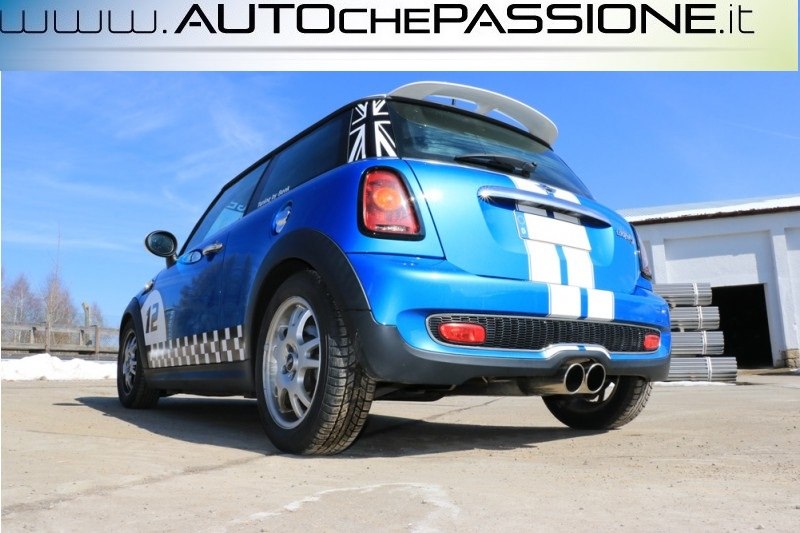 Scarico Sportivo FOX in acciaio per Mini Cooper S R56 06 Cod. MN021002 ...