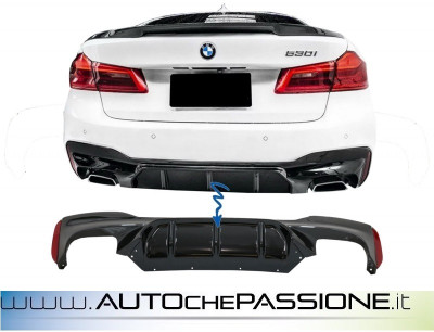 Sotto paraurti posteriore BMW serie 5 G30 G31 2017 up M5 Design