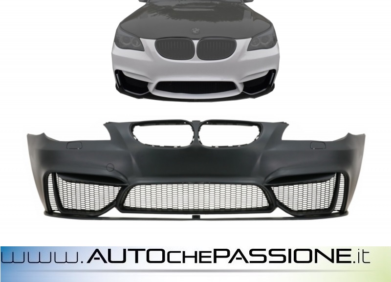Griglia Paraurti Anteriore Per BMW Serie 5 E60/E61 | Nero Lucido | Design A Doppia Lamella | Facile Montaggio - Foto 8