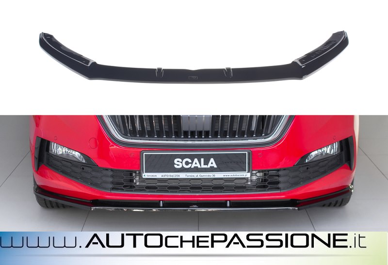 Splitter Spoiler anteriore V1 per SKODA SCALA 2019