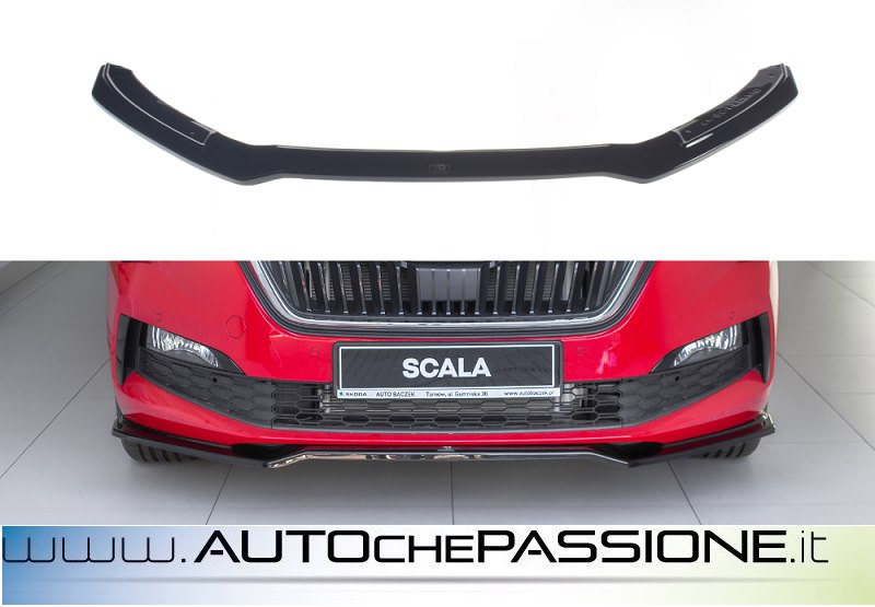Splitter Spoiler anteriore V2 per SKODA SCALA 2019