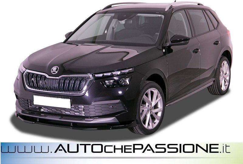 Tuning-art Protezione Paraurti In Acciaio Inox Per Skoda Karoq (2017-2021) – Verniciato Nero, Con Nastro 3M