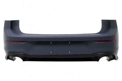 2 Strisce Riflettenti Nere Per Paraurti Posteriore Golf 8 MK8 (2020-2022) - Stile Nido D'Ape