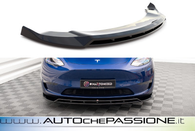 Splitter/spoiler anteriore V2 per Tesla Model Y 2020 -