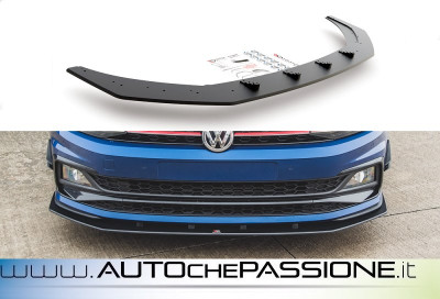 Splitter/Spoiler anteriore Racing per VW POLO MK6 GTI 2017-