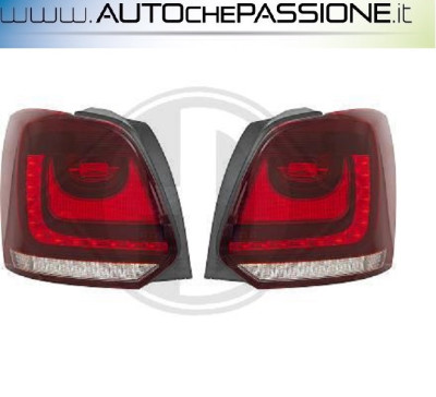 Coppia fanali posteriori LED rosso Polo 6R 2009>2014