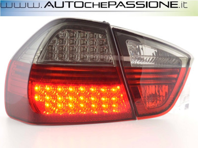 Fanali posteriori a LED rossi/fumé BMW SERIE 3 E90 berlina 2005>08.2008