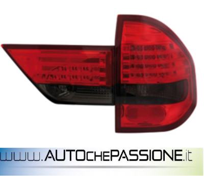 Fanali posteriori rossi/fumé a led BMW X3 E83 2004>08.2006