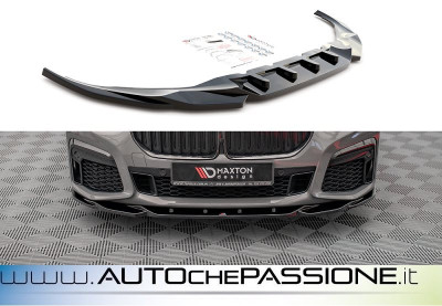 Splitter/Spoiler anteriore V2 per BMW 7 G11 M-Pack Facelift 2019 -