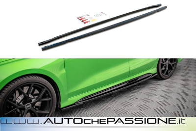 Coppia splitter minigonne per Audi RS3 Sportback/Sedan 8Y 2020 -