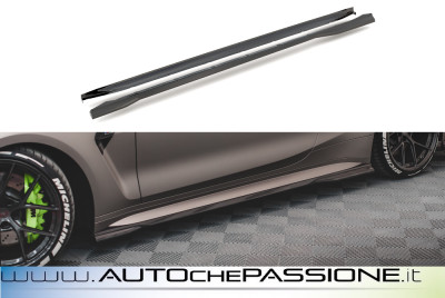 Coppia splitter minigonne in carbonio VERO per BMW M4 G82 2021 -