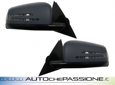 Coperture Specchietti Retrovisori AUROLYNNE Per Mercedes Classe C/E/S, GLC - In ABS, Design A Scatto