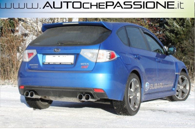 Scarico Sportivo FOX in acciaio per Subaru Impreza GRF 4X4 AWD 11>