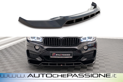 Splitter/spoiler V2 anteriore per BMW X6 M-Pack F16 2014 - 2019