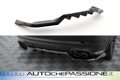 Splitter estrattore posteriore per Porsche Cayenne Sport Design Mk3 2018 - 2023