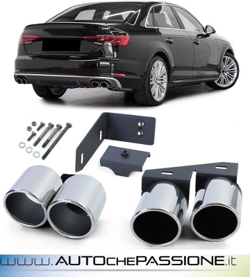 Coppia finti terminali per Audi A4 B9 2015>